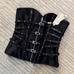 Charmaine Black Corset NWT
